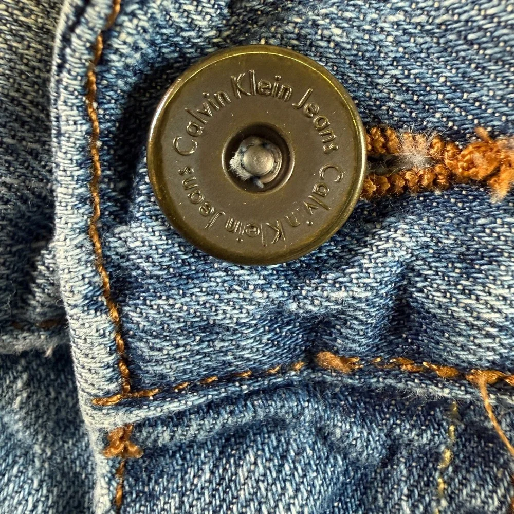 Calvin Klein Jeans Mens‎ 36x33 Light Wash 100% Cotton Denim Straight Fit